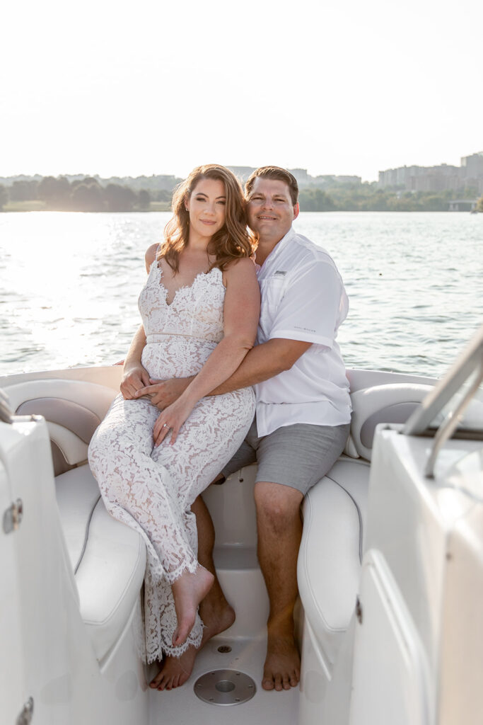 DC Engagement session with Victoria V Photography The best photographer in Washington DC DC's best wedding photographer Washington DC Engagement photographer Engagement session on a boat Boat engagement session Engagement session at The Wharf