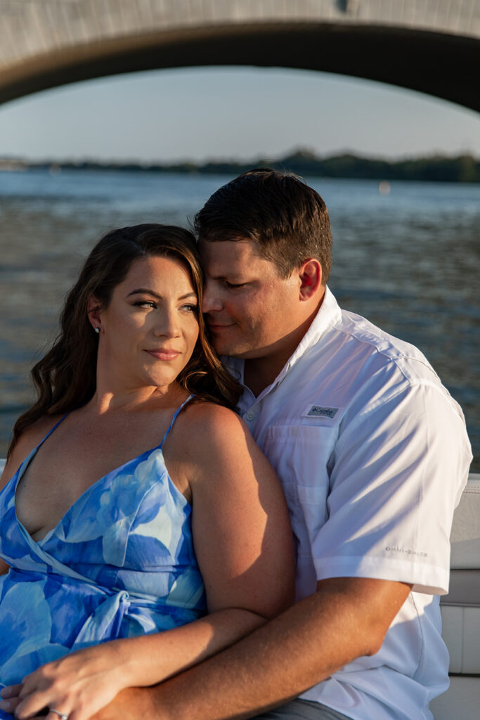 DC Engagement session with Victoria V Photography The best photographer in Washington DC DC's best wedding photographer Washington DC Engagement photographer Engagement session on a boat Boat engagement session Engagement session at The Wharf