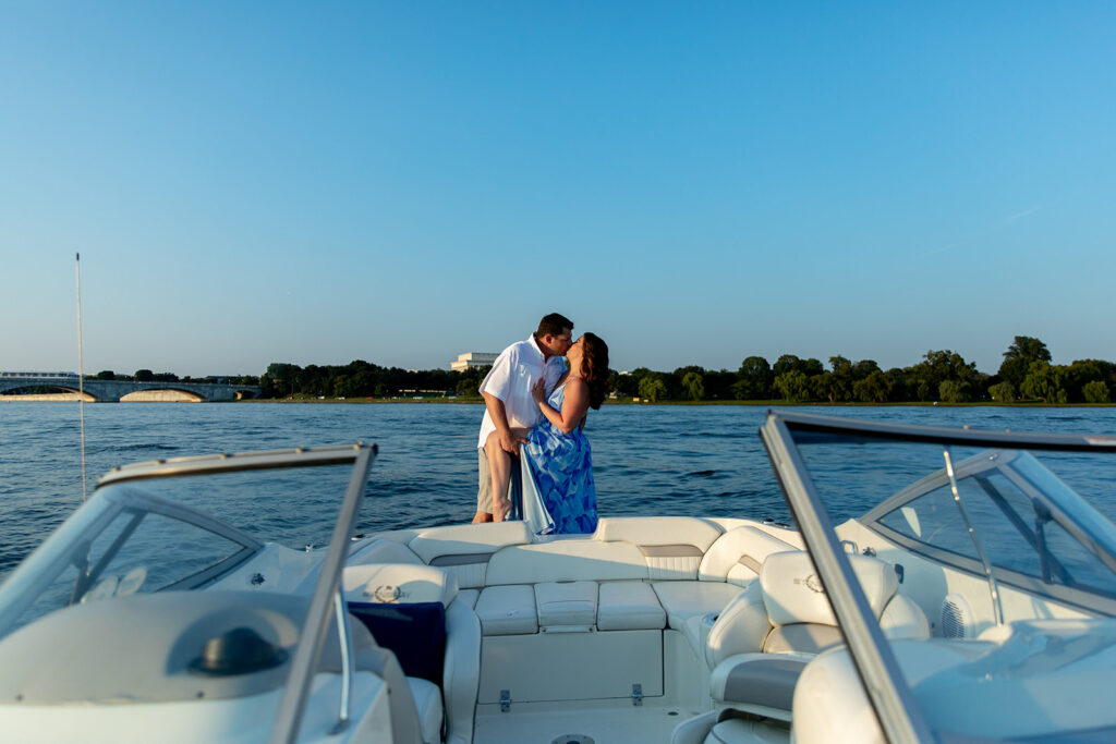 DC Engagement session with Victoria V Photography The best photographer in Washington DC DC's best wedding photographer Washington DC Engagement photographer Engagement session on a boat Boat engagement session Engagement session at The Wharf