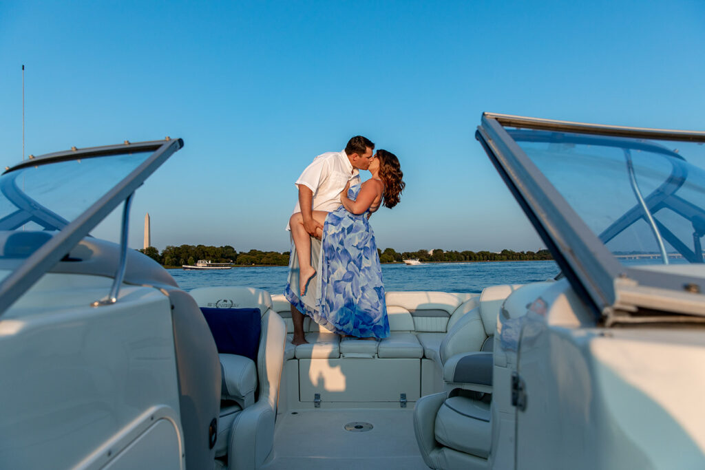 DC Engagement session with Victoria V Photography The best photographer in Washington DC DC's best wedding photographer Washington DC Engagement photographer Engagement session on a boat Boat engagement session Engagement session at The Wharf