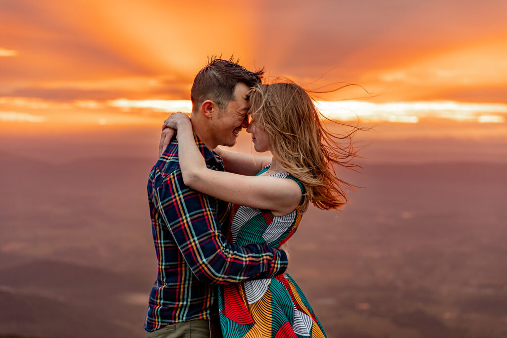 Shenandoah Engagement Session with Victoria V Photography the best Shenandoah Wedding Photographer The best Shenandoah elopement photographer The Best Shenandoah Photographer Sunset photos in Shenandoah