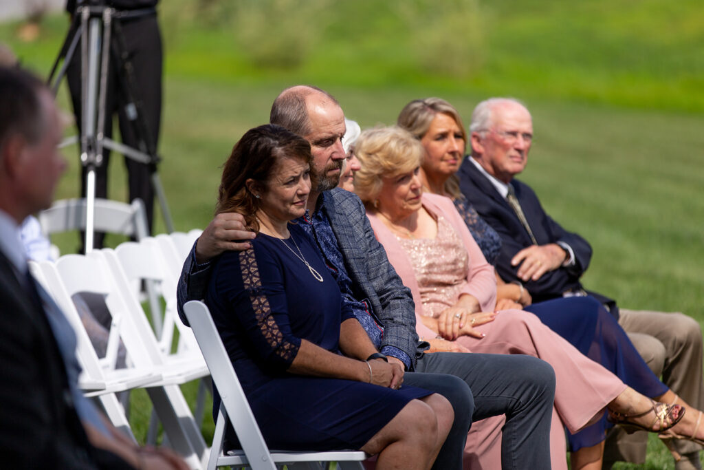 Bride and groom at their elegant Blue Ridge Mountain wedding at Stoneyman Valley Ranch – romantic sunset portraits, adventurous love, and breathtaking views.