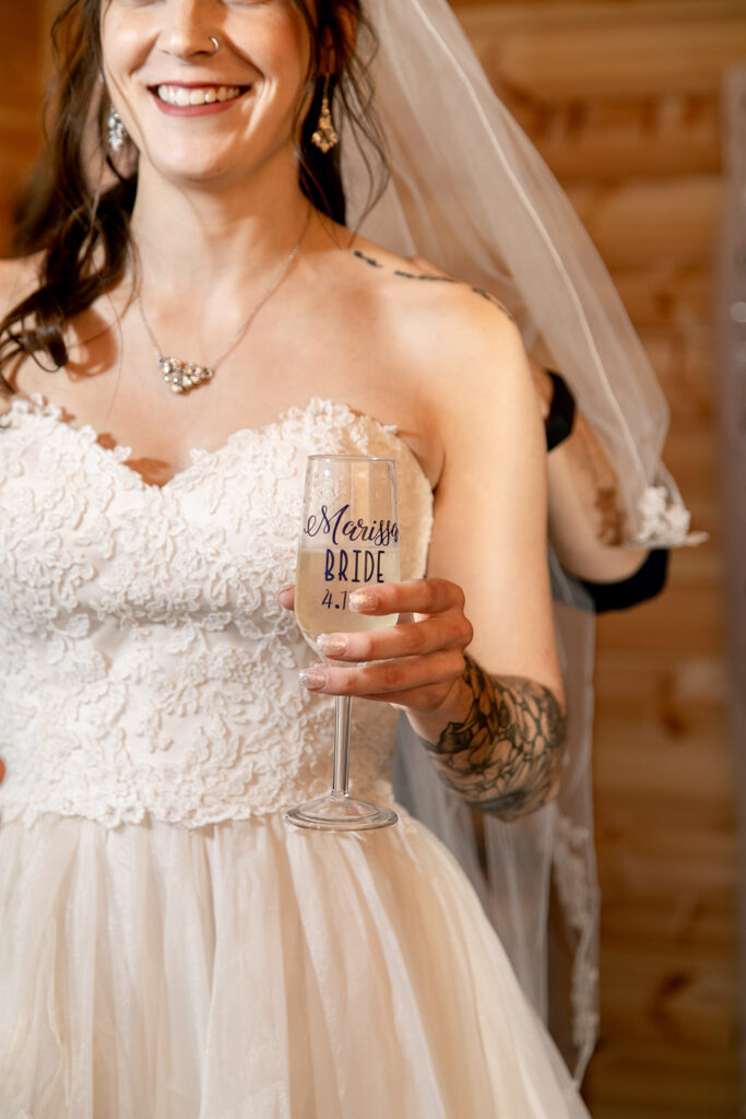 Bride and groom at their elegant Blue Ridge Mountain wedding at Stoneyman Valley Ranch – romantic sunset portraits, adventurous love, and breathtaking views.