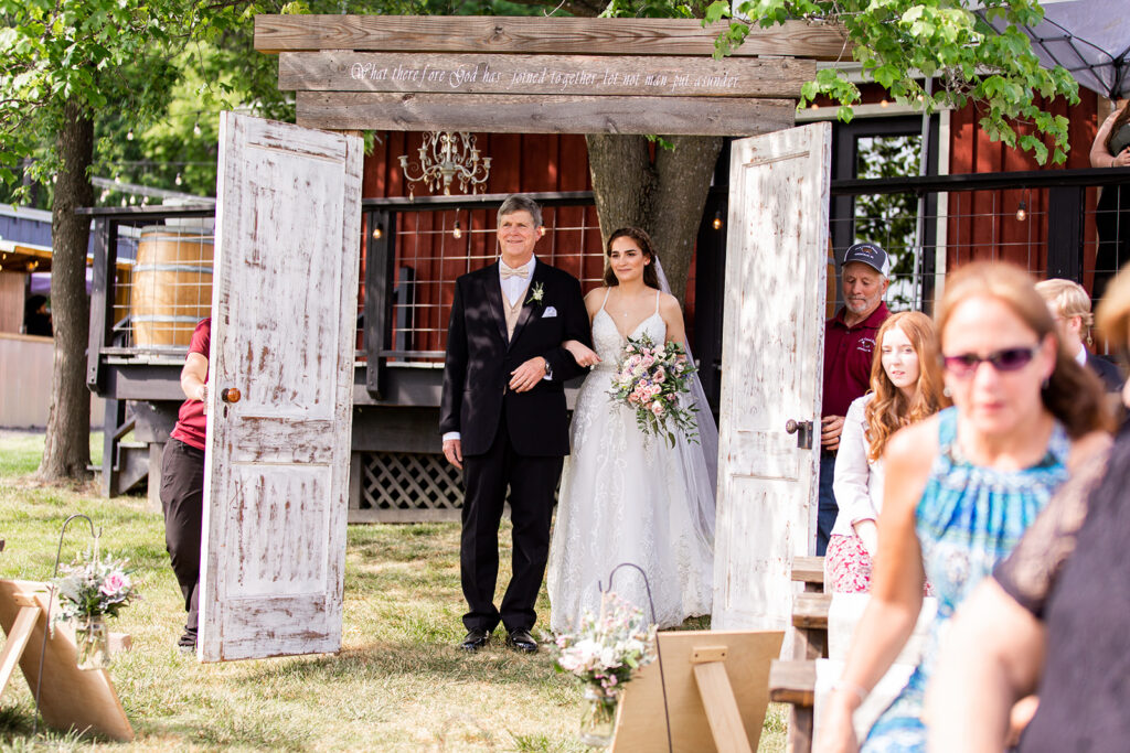 Romantic spring wedding at Oak Creek Farm in Virginia – candid moments, joyful celebrations, and golden hour portraits of a Virginia Bride and Groom, featuring rustic elegance and countryside charm.