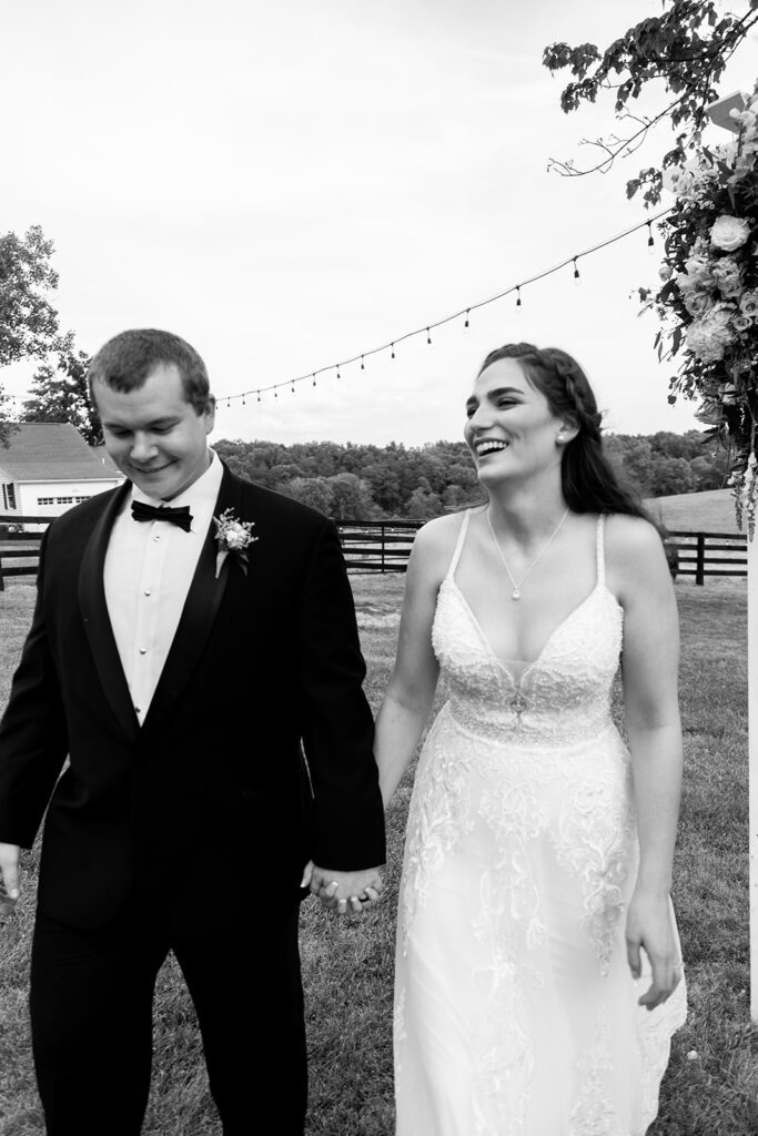 Romantic spring wedding at Oak Creek Farm in Virginia – candid moments, joyful celebrations, and golden hour portraits of a Virginia Bride and Groom, featuring rustic elegance and countryside charm.