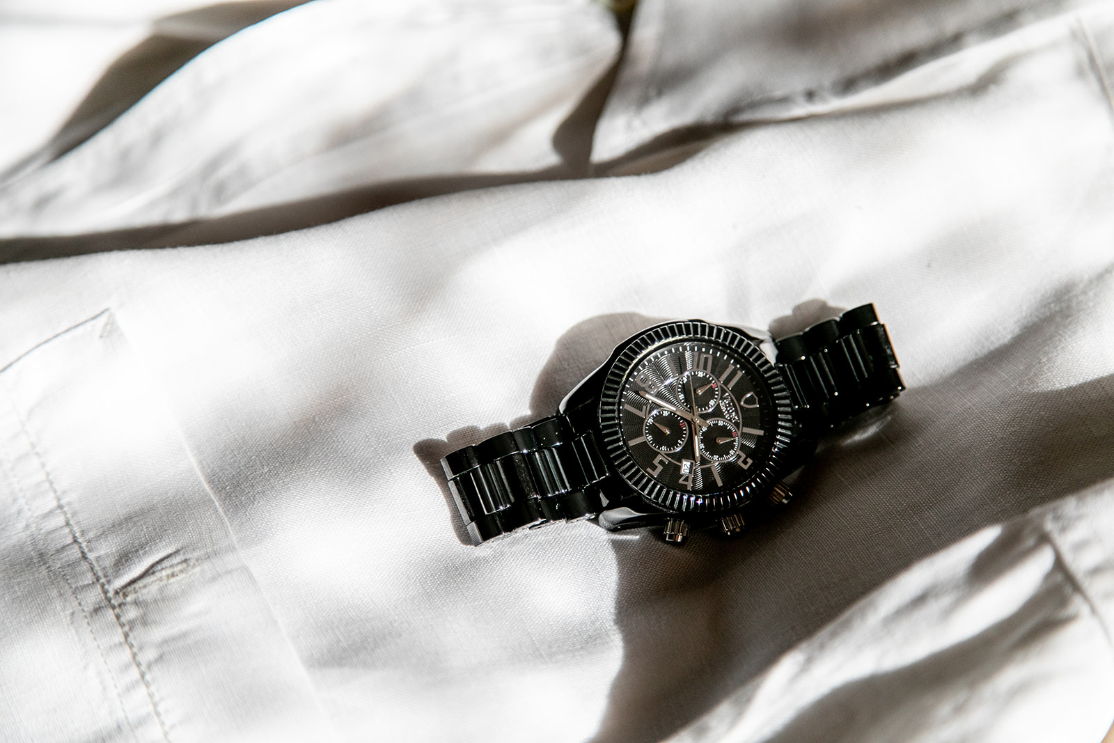 groom's watch detail for destination wedding day in Key West