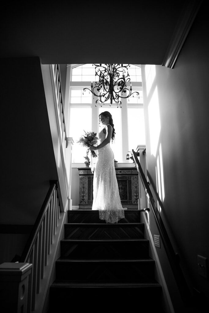 Elegant yet effortless bridal portraits at an Ocean City MD wedding