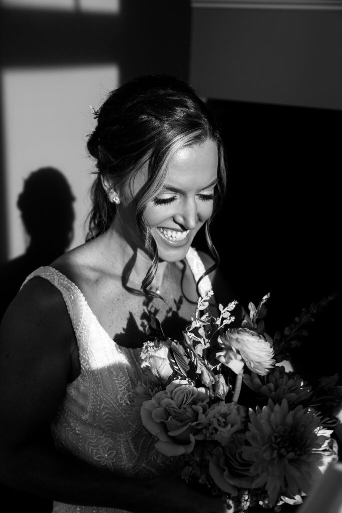 Elegant yet effortless bridal portraits at an Ocean City MD wedding