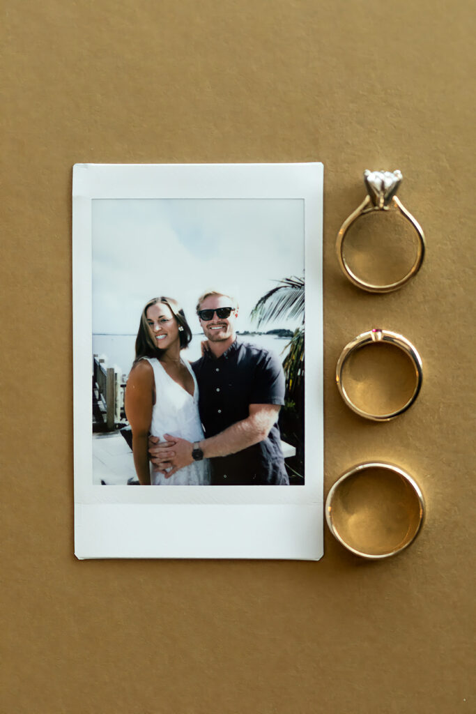 Bright and colorful Ocean City MD wedding details