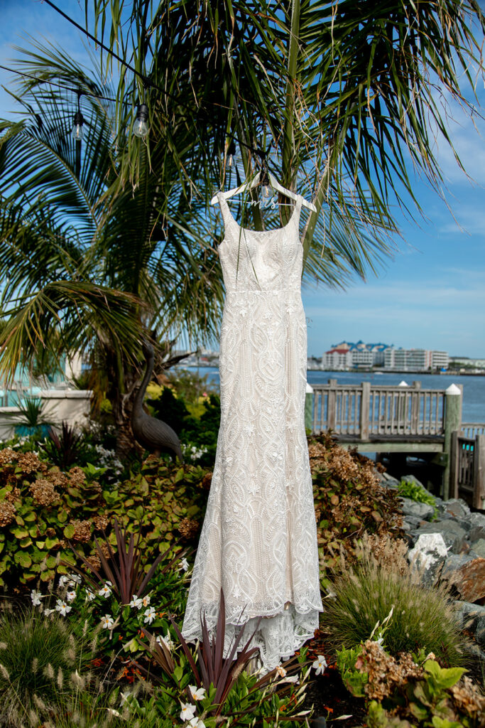 Bright and colorful Ocean City MD wedding details