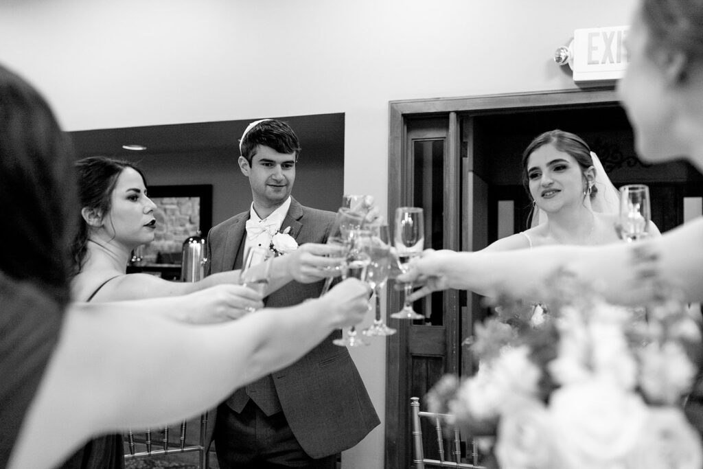 Jewish wedding reception dancing at The Woodlands at Algonkian